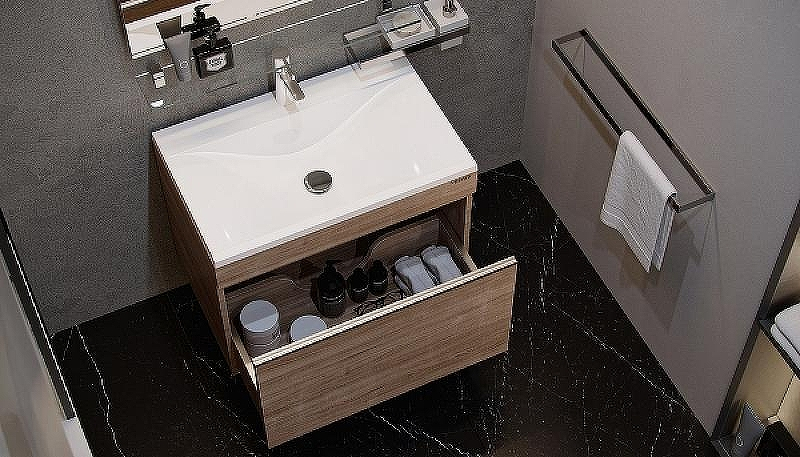 Тумба под раковину Velvex Pulsus 70 tp.PUL.PUL.70.1Y подвесная Дуб сонома, купить, цена, заказать, магазин, доставка, скидка, промокод, купить, цена, заказать, магазин, доставка, скидка, промокод