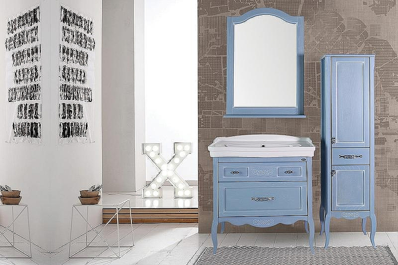 Тумба под раковину ASB-Woodline Модерн 85 11247 Рошфор с Белой патиной, купить, цена, заказать, магазин, доставка, скидка, промокод, купить, цена, заказать, магазин, доставка, скидка, промокод