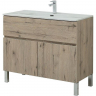 Тумба под раковину Aquanet Алвита New 100 277557 Дуб Веллингтон, купить, цена, заказать, магазин, доставка, скидка, промокод, купить, цена, заказать, магазин, доставка, скидка, промокод