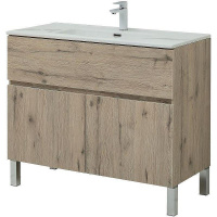 Тумба под раковину Aquanet Алвита New 100 277557 Дуб Веллингтон, купить, цена, заказать, магазин, доставка, скидка, промокод, купить, цена, заказать, магазин, доставка, скидка, промокод
