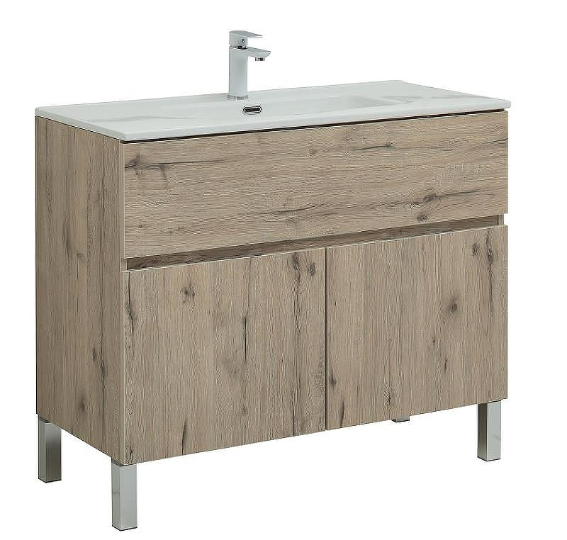 Тумба под раковину Aquanet Алвита New 100 277557 Дуб Веллингтон, купить, цена, заказать, магазин, доставка, скидка, промокод, купить, цена, заказать, магазин, доставка, скидка, промокод