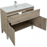 Тумба под раковину Aquanet Алвита New 100 277557 Дуб Веллингтон, купить, цена, заказать, магазин, доставка, скидка, промокод, купить, цена, заказать, магазин, доставка, скидка, промокод