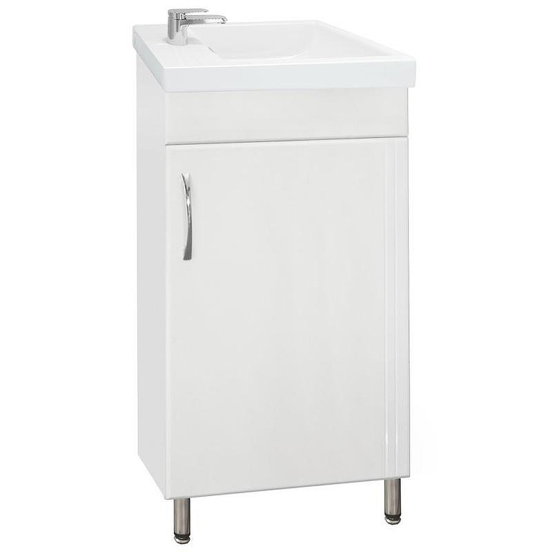 Тумба под раковину Style Line Эко Стандарт 1 Комо 40 Белый глянец, купить, цена, заказать, магазин, доставка, скидка, промокод, купить, цена, заказать, магазин, доставка, скидка, промокод