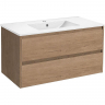 Тумба под раковину Vincea Gio 100 VMC-2G100NO подвесная N.Oak, купить, цена, заказать, магазин, доставка, скидка, промокод, купить, цена, заказать, магазин, доставка, скидка, промокод