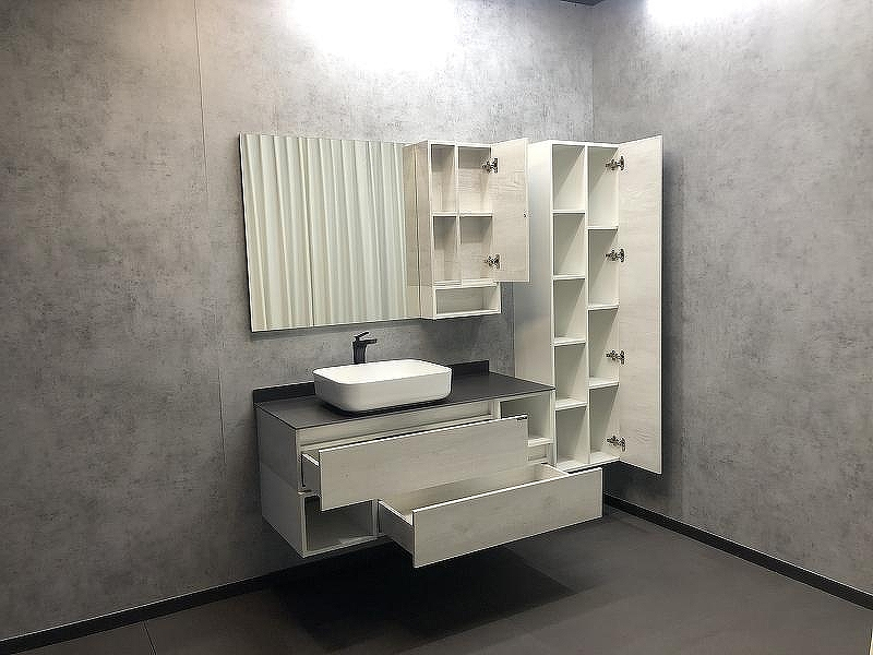 Зеркало со шкафом Comforty Прага 120 00004136262 Дуб белый, купить, цена, заказать, магазин, доставка, скидка, промокод, купить, цена, заказать, магазин, доставка, скидка, промокод