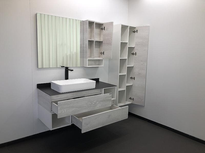 Зеркало со шкафом Comforty Прага 120 00004136262 Дуб белый, купить, цена, заказать, магазин, доставка, скидка, промокод, купить, цена, заказать, магазин, доставка, скидка, промокод