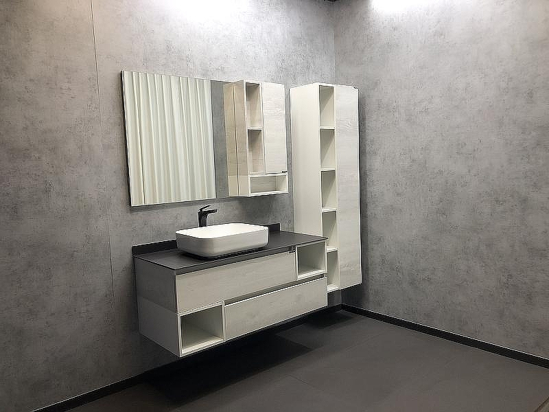 Зеркало со шкафом Comforty Прага 120 00004136262 Дуб белый, купить, цена, заказать, магазин, доставка, скидка, промокод, купить, цена, заказать, магазин, доставка, скидка, промокод