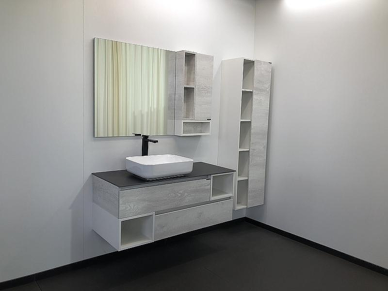 Зеркало со шкафом Comforty Прага 120 00004136262 Дуб белый, купить, цена, заказать, магазин, доставка, скидка, промокод, купить, цена, заказать, магазин, доставка, скидка, промокод