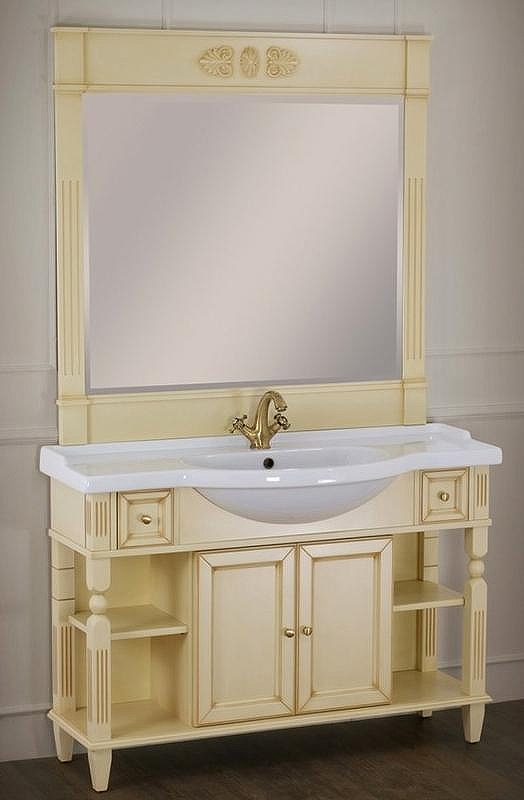 Тумба под раковину Migliore Kantri 120 26673 Бежевая, купить, цена, заказать, магазин, доставка, скидка, промокод, купить, цена, заказать, магазин, доставка, скидка, промокод