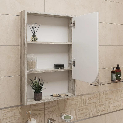 Зеркальный шкаф DIWO Самара 50 R SAM.Z.50/P/DS Дуб скандинавский