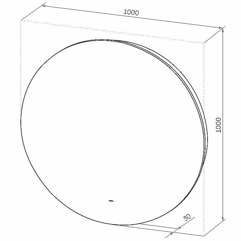 Зеркало Континент Ajour D 1000 ЗЛП2093 с подсветкой с бесконтактным выключателем, купить, цена, заказать, магазин, доставка, скидка, промокод, купить, цена, заказать, магазин, доставка, скидка, промокод