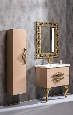 Тумба под раковину Boheme Armadi Art NeoArt 80 830-080-CP подвесная Cappucino