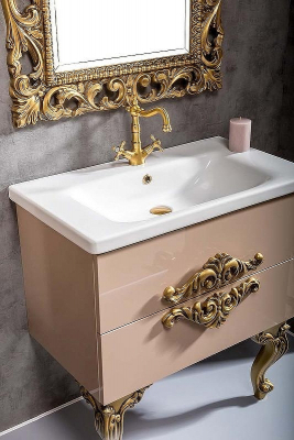 Тумба под раковину Boheme Armadi Art NeoArt 80 830-080-CP подвесная Cappucino