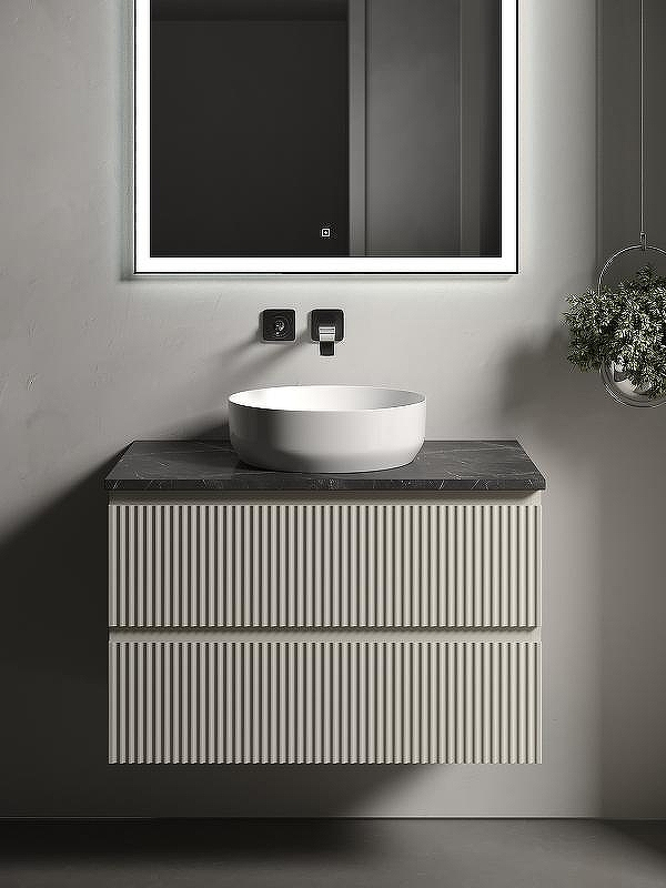 Тумба под раковину Sancos Snob R 80 SNR80CE подвесная Beige Soft, купить, цена, заказать, магазин, доставка, скидка, промокод, купить, цена, заказать, магазин, доставка, скидка, промокод