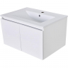 Тумба с раковиной Orange Квадро 60 KV-60TUW+Ra подвесная Белый глянец, купить, цена, заказать, магазин, доставка, скидка, промокод, купить, цена, заказать, магазин, доставка, скидка, промокод