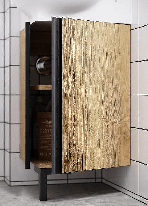 Тумба под раковину Aqwella Porto 45 POR0104DB угловая Дуб балтийский, купить, цена, заказать, магазин, доставка, скидка, промокод, купить, цена, заказать, магазин, доставка, скидка, промокод