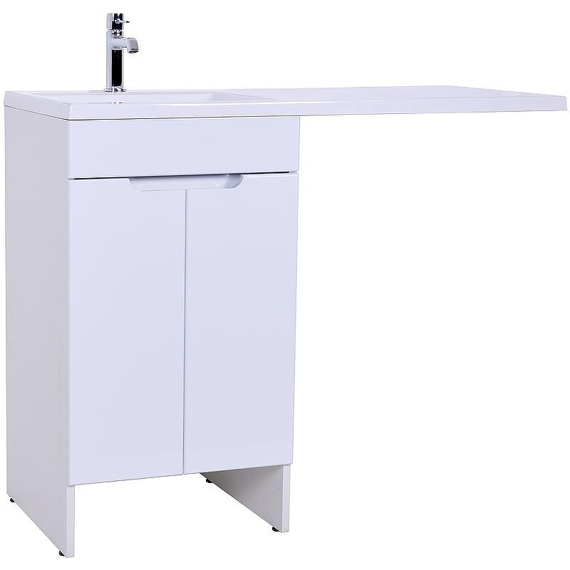 Тумба с раковиной Orange Kandy 110 L OPKD-110TUW+RAL Белый глянец, купить, цена, заказать, магазин, доставка, скидка, промокод, купить, цена, заказать, магазин, доставка, скидка, промокод