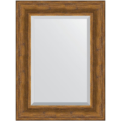 Зеркало Evoform Exclusive 79х59 BY 3394 с фацетом в багетной раме - Травленая бронза 99