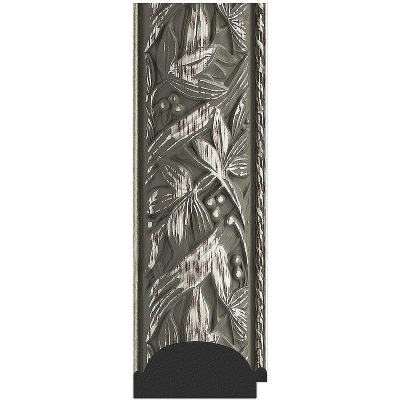 Зеркало Evoform Exclusive 119х59 BY 3494 с фацетом в багетной раме - Византия серебро 99