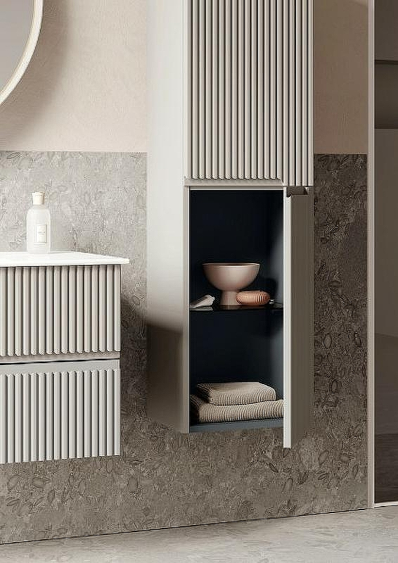 Шкаф пенал Orka Moonlight 40 3001324 подвесной Бежевый матовый, купить, цена, заказать, магазин, доставка, скидка, промокод, купить, цена, заказать, магазин, доставка, скидка, промокод