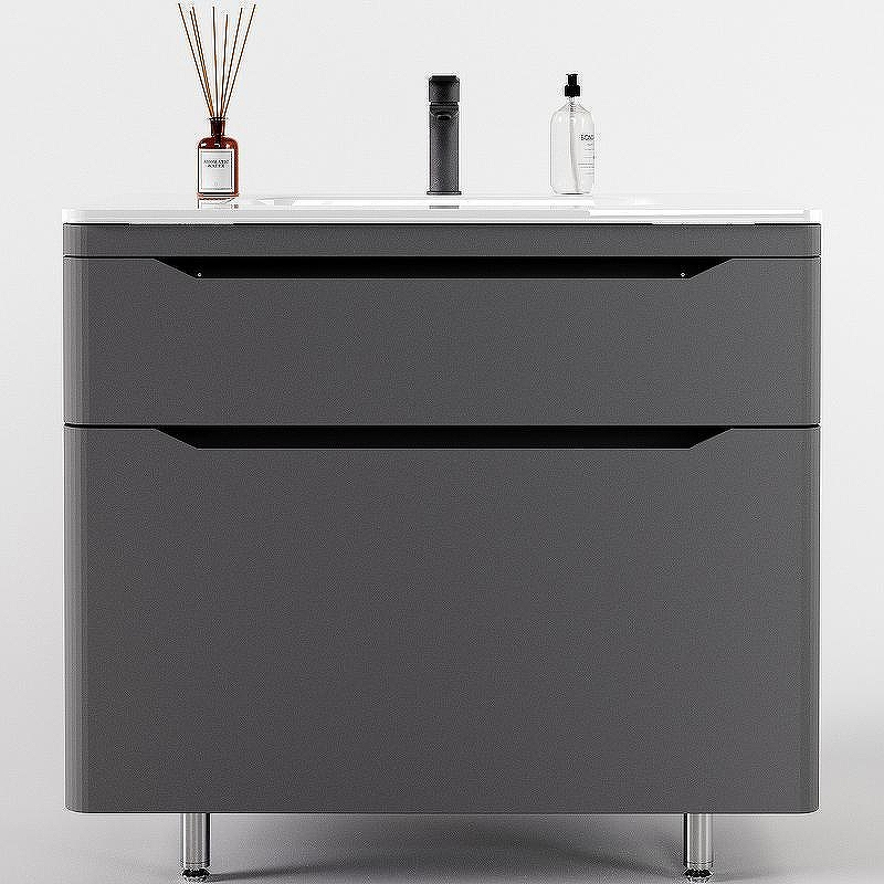 Тумба под раковину Style Line Марелла 90 Люкс Plus СС-00002418 Серый матовый антискрейтч, купить, цена, заказать, магазин, доставка, скидка, промокод, купить, цена, заказать, магазин, доставка, скидка, промокод