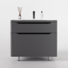 Тумба под раковину Style Line Марелла 90 Люкс Plus СС-00002418 Серый матовый антискрейтч, купить, цена, заказать, магазин, доставка, скидка, промокод, купить, цена, заказать, магазин, доставка, скидка, промокод