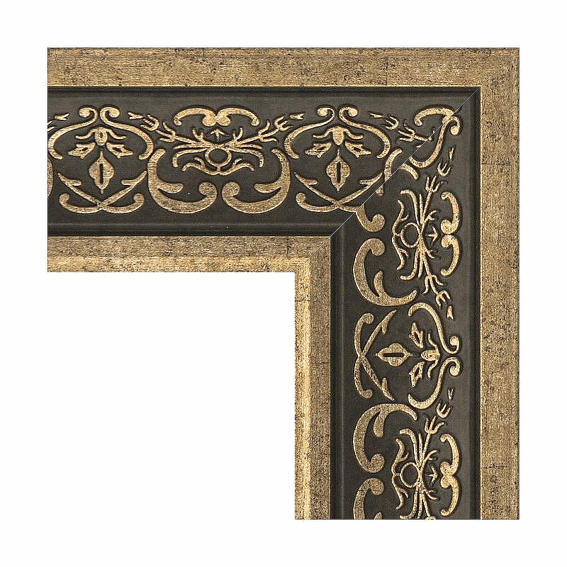 Зеркало Evoform Exclusive-G 89х89 BY 4336 с гравировкой в багетной раме - Вензель серебряный 101, купить, цена, заказать, магазин, доставка, скидка, промокод, купить, цена, заказать, магазин, доставка, скидка, промокод