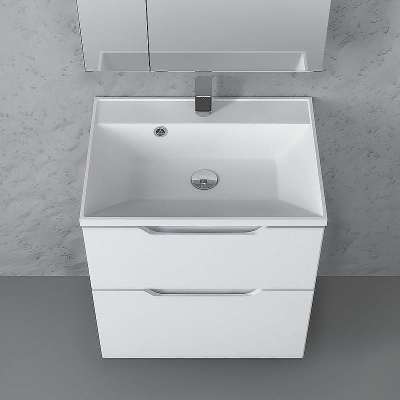 Тумба под раковину Raval Wector 60 Wct.01.60/P/W/MD подвесная Белая