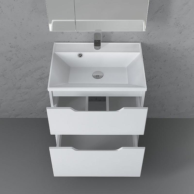 Тумба под раковину Raval Wector 60 Wct.01.60/P/W/MD подвесная Белая, купить, цена, заказать, магазин, доставка, скидка, промокод, купить, цена, заказать, магазин, доставка, скидка, промокод