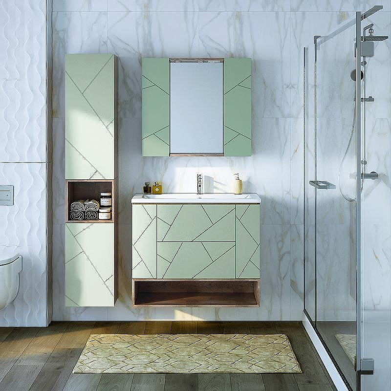 Тумба под раковину Бриклаер Кристалл 90 4627125417184 подвесная Фисташка Дуб гранж песочный, купить, цена, заказать, магазин, доставка, скидка, промокод, купить, цена, заказать, магазин, доставка, скидка, промокод