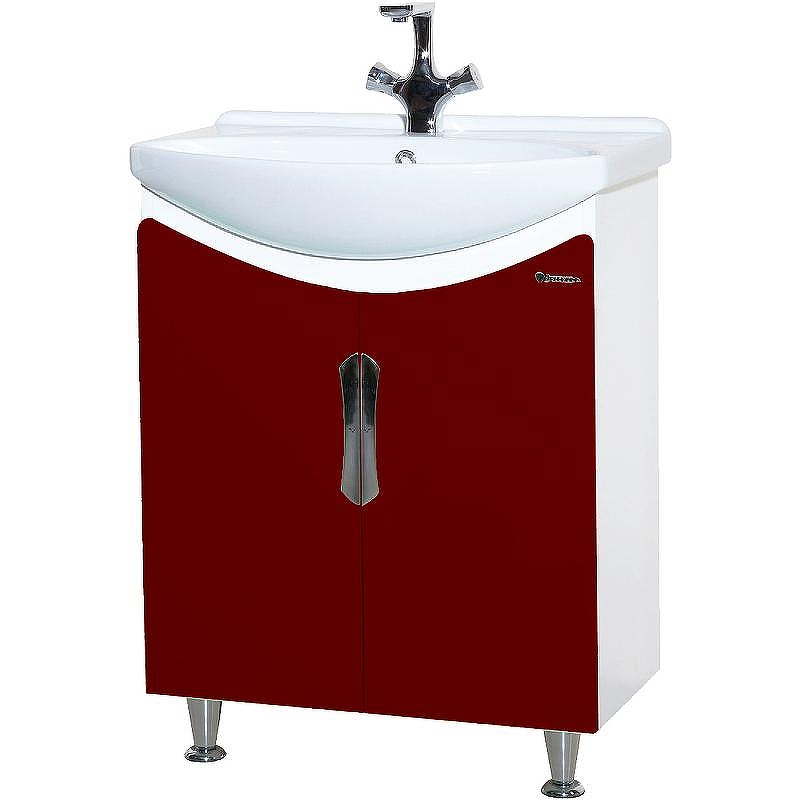 Тумба под раковину Bellezza Лагуна 65 4632110240036 Красная, купить, цена, заказать, магазин, доставка, скидка, промокод, купить, цена, заказать, магазин, доставка, скидка, промокод