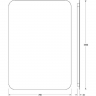 Зеркало Defesto Opti 70x100 DF 2819S с подсветкой 32W-3000К/Сенсорный выключатель/Теплый белый свет, купить, цена, заказать, магазин, доставка, скидка, промокод, купить, цена, заказать, магазин, доставка, скидка, промокод