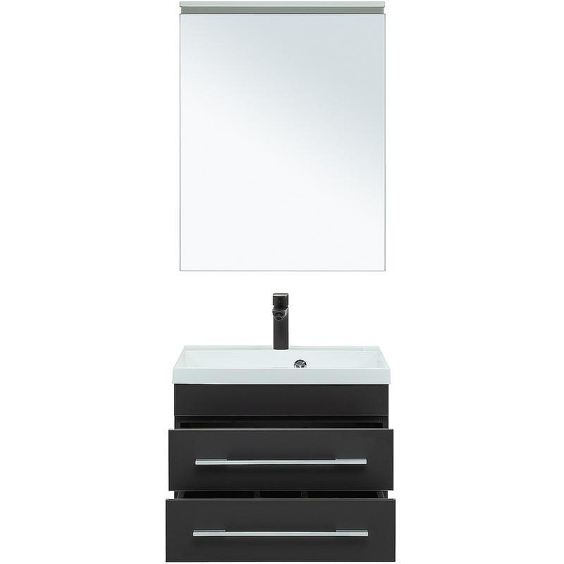 Комплект мебели для ванной Aquanet Верона 58 287636 подвесной Черный матовый, купить, цена, заказать, магазин, доставка, скидка, промокод, купить, цена, заказать, магазин, доставка, скидка, промокод
