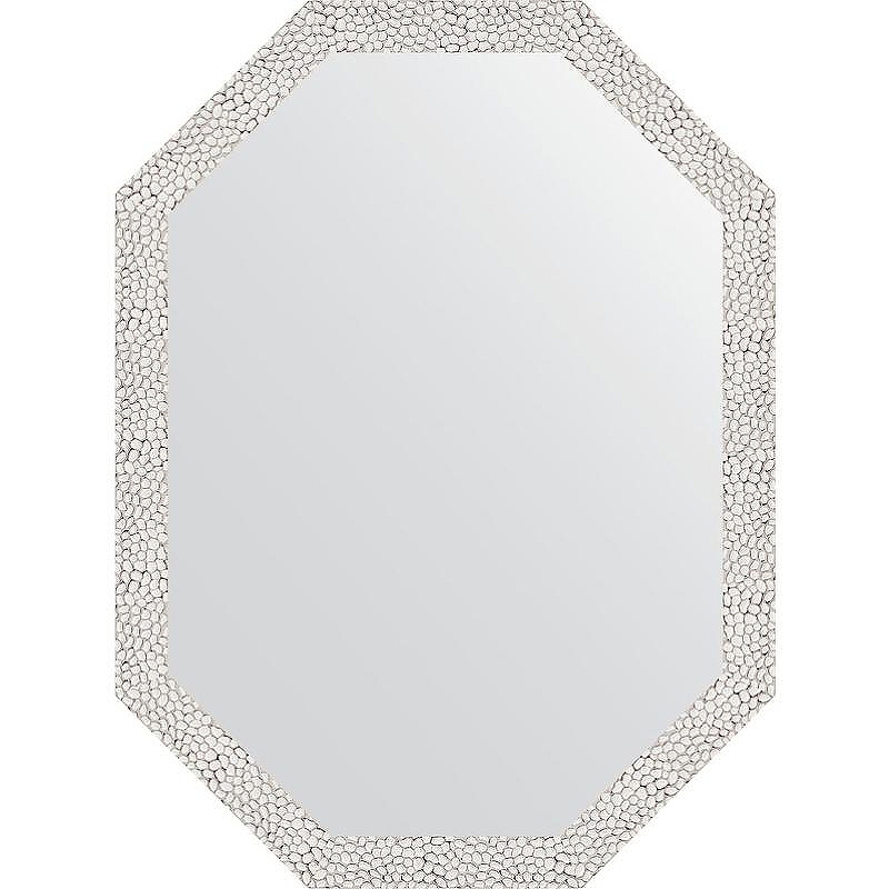 Зеркало Evoform Octagon 58x78 BY 7003 в багетной раме - Чеканка белая 46, купить, цена, заказать, магазин, доставка, скидка, промокод, купить, цена, заказать, магазин, доставка, скидка, промокод