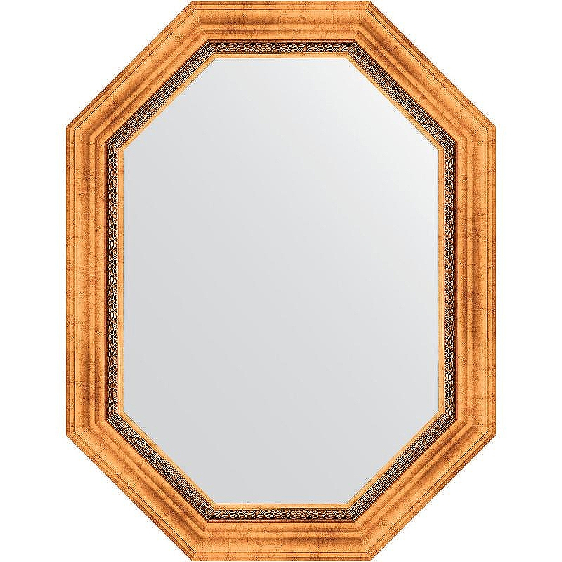 Зеркало Evoform Octagon 66x86 BY 7163 в багетной раме - Римское золото 88, купить, цена, заказать, магазин, доставка, скидка, промокод, купить, цена, заказать, магазин, доставка, скидка, промокод
