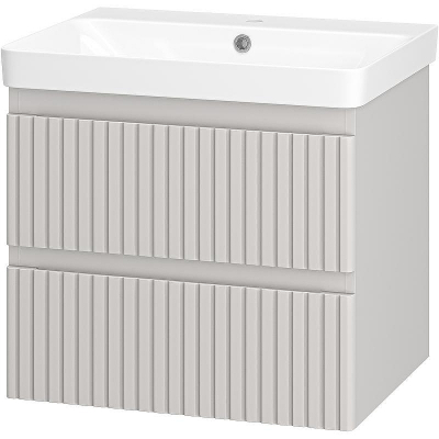 Тумба с раковиной Brevita Victory 60 УТ000024151 подвесная Серый кашемир