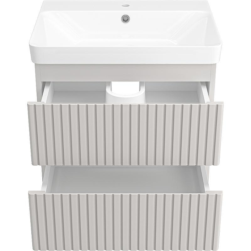 Тумба с раковиной Brevita Victory 60 УТ000024151 подвесная Серый кашемир, купить, цена, заказать, магазин, доставка, скидка, промокод, купить, цена, заказать, магазин, доставка, скидка, промокод