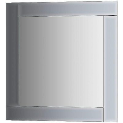 Зеркало Evoform Style 50x50 BY 0825 с зеркальным обрамлением - цвет Графит