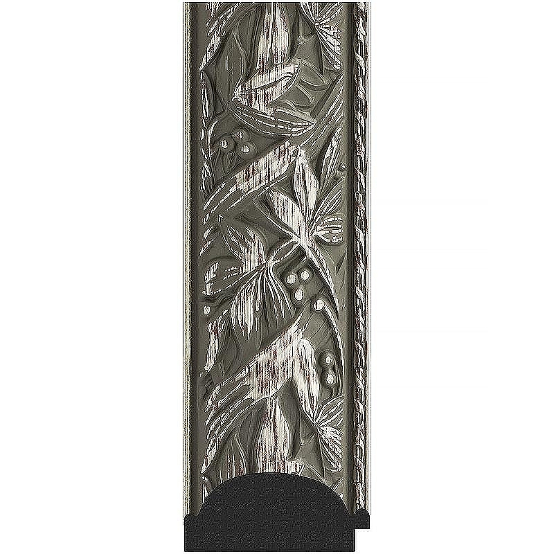 Зеркало Evoform Octagon 63х63 BY 7372 в багетной раме - Византия серебро 99, купить, цена, заказать, магазин, доставка, скидка, промокод, купить, цена, заказать, магазин, доставка, скидка, промокод