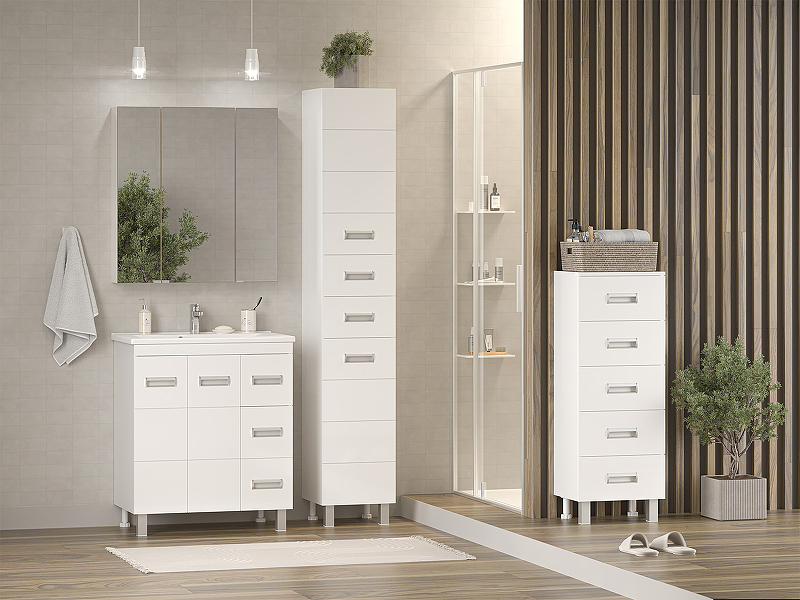 Тумба с раковиной Misty Селена 75 СО000001651 Белая глянцевая, купить, цена, заказать, магазин, доставка, скидка, промокод, купить, цена, заказать, магазин, доставка, скидка, промокод