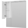 Зеркало со шкафом Misty Чегет 85 L П-Чег-02085-01Л с подсветкой Белое глянцевое, купить, цена, заказать, магазин, доставка, скидка, промокод, купить, цена, заказать, магазин, доставка, скидка, промокод