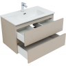 Тумба под раковину Aquanet Вега 2.0 80 337943 подвесная Бежевая, купить, цена, заказать, магазин, доставка, скидка, промокод, купить, цена, заказать, магазин, доставка, скидка, промокод