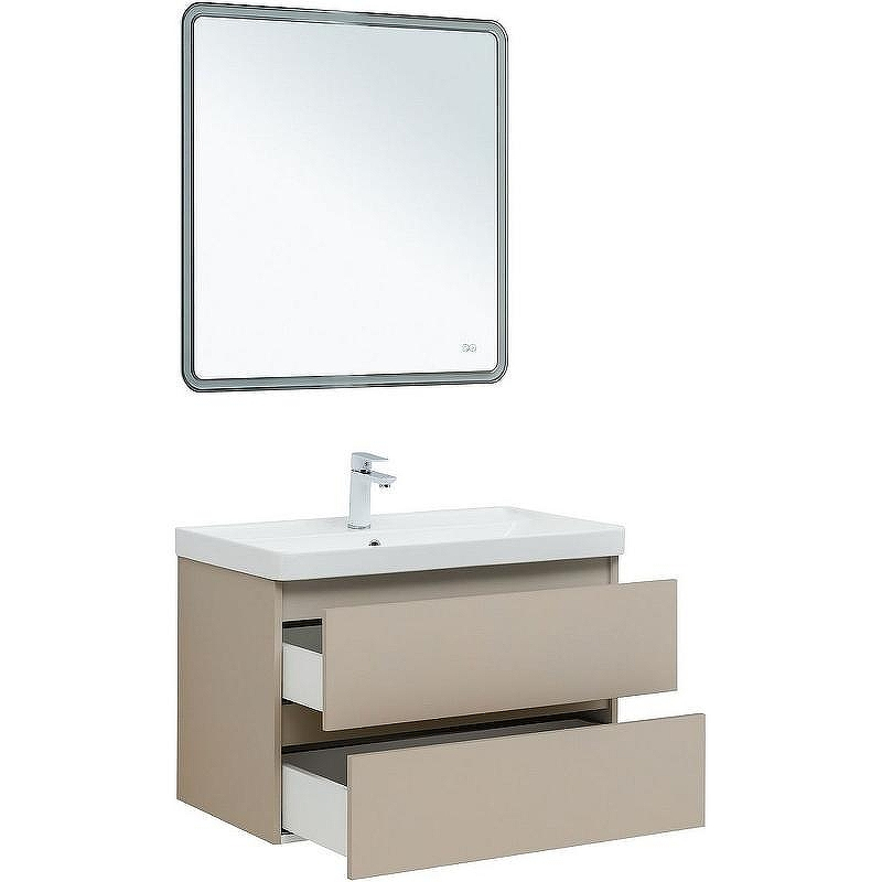 Тумба под раковину Aquanet Вега 2.0 80 337943 подвесная Бежевая, купить, цена, заказать, магазин, доставка, скидка, промокод, купить, цена, заказать, магазин, доставка, скидка, промокод