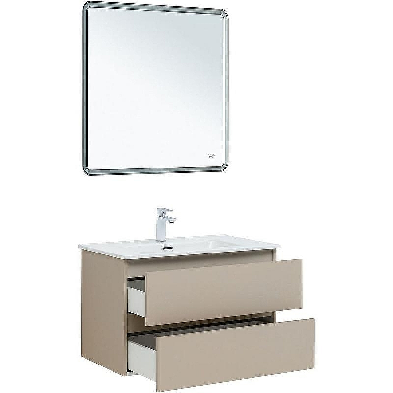 Тумба под раковину Aquanet Вега 2.0 80 337943 подвесная Бежевая, купить, цена, заказать, магазин, доставка, скидка, промокод, купить, цена, заказать, магазин, доставка, скидка, промокод