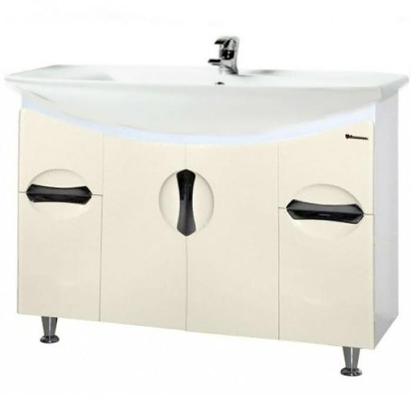 Тумба под раковину Bellezza Лагуна 105 4632118000076 Бежевая, купить, цена, заказать, магазин, доставка, скидка, промокод, купить, цена, заказать, магазин, доставка, скидка, промокод