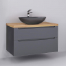Тумба под раковину Jorno Wood 100 wood.01.100/P/GR подвесная Серая, купить, цена, заказать, магазин, доставка, скидка, промокод, купить, цена, заказать, магазин, доставка, скидка, промокод