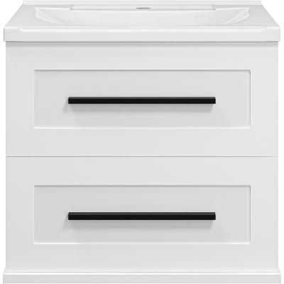 Тумба с раковиной Misty Модерн 60 УТ000024623 подвесная Белая матовая