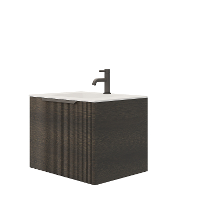 Тумба под раковину Creto Luna 60 17-VG60 подвесная цвет Venge