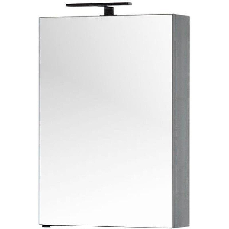 Зеркальный шкаф Aquanet Алвита 60 R 183989 Серый антрацит, купить, цена, заказать, магазин, доставка, скидка, промокод, купить, цена, заказать, магазин, доставка, скидка, промокод