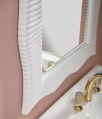 Зеркало Boheme Armadi Art NeoArt Soho 70 561 с подсветкой Белый глянец